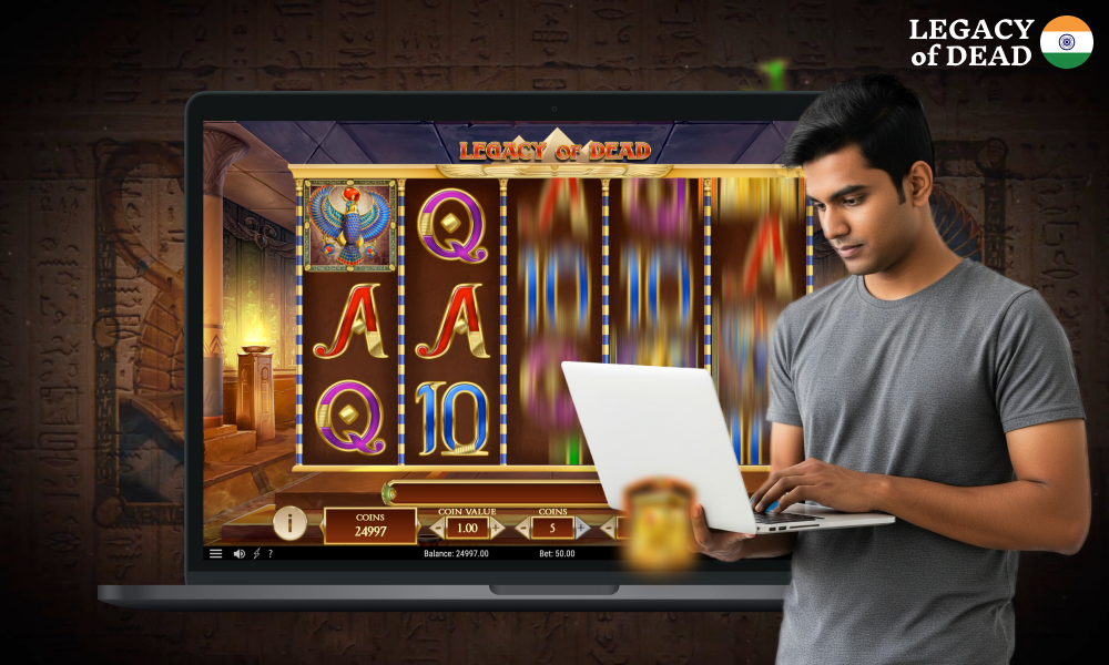 In order to start playing Legacy of Dead a user from India needs to follow a few simple steps
