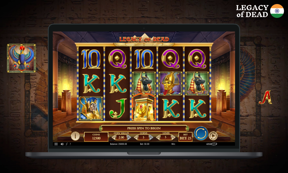 Legacy of Dead is a dark Egyptian slot with stunning visuals and an atmospheric soundtrack