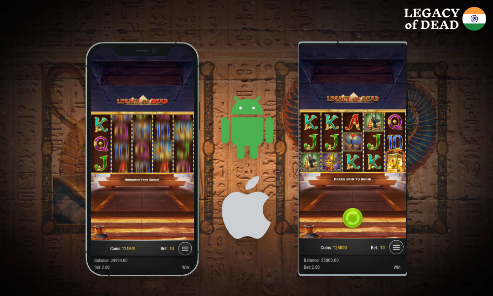 The Legacy of Dead app for Android and iOS in India allows users to play conveniently