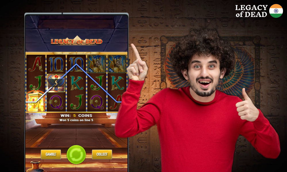 Legacy of Dead app is an Ancient Egypt-themed slot for Android and iOS.